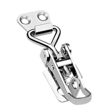 Imagem de Fechaduras de porta de janela de aço inoxidável, fechaduras de corrente de porta de janela, kits de fácil instalação, ferragens domésticas para janelas, portas, geladeiras, armários, cercas, portas