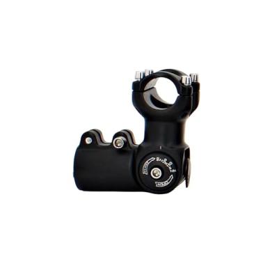Imagem de Extensor de avanço de guidão ajustável em alumínio para guidões de 25,4/31,8 mm e 90 mm/110 mm, compatível com bicicletas de montanha, estrada e urbanas.(25.4x60mm)