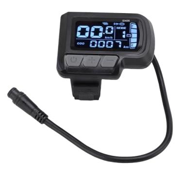 Imagem de RiToEasysports Medidor de Display Lcd Elétrico, Medidor de Exibição de Bicicleta Elétrica Com Cabo à Prova de água de 6 Pinos Usb para Scooter de Bicicleta Elétrica
