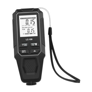 Imagem de MotiveTech Medidor de Espessura de Tinta Automotiva, com Display Digital, Indicador de Profundidade de Cor, Detecção Automática, Portátil E com Baixo Consumo de, Preto, Tamanho real