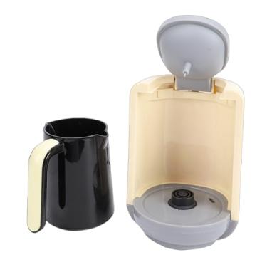Imagem de Yosoo Máquina de café Turco de 400w, Fabricação Automática de café Aromático Rico Em 5 Minutos para Viagens de Escritório Em Casa para Xícara de Quente Pote de Turco (Amarela)