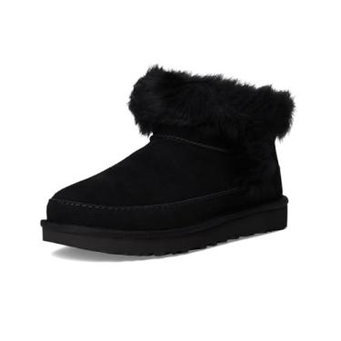 Imagem de UGG Bota feminina clássica ultra mini chalé moderna, Preto, 35