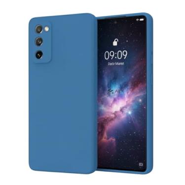 Imagem de Capinha Silicone TPU Premium Compatível Galaxy S20 FE Proteção Completa (Azul Piscina)