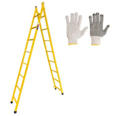 Imagem de Escada Extensiva 8/16 Degraus 4 Metros Multifuncional Com Luva de Malha Pigmentada Vonder