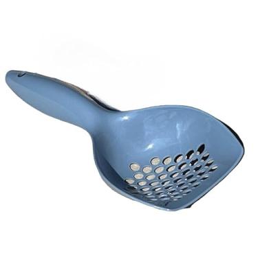 Imagem de Pá para caixa de Areia ou Bandeja Higiênica de Gato - Banheiro do gato - Família De Estimação (Azul)