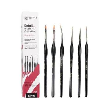 Imagem de Caneta De Contorno De Nylon Super Fina Para Acrílico, Aquarela E Gouac