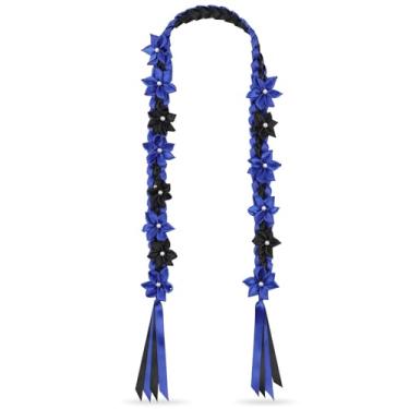 Imagem de TFTANFAN Colar floral havaiano Lei para cerimônia de graduação dinheiro lei presente para mulheres e homens, standard, Nylon, Sem Pedra Preciosa