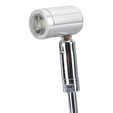 Imagem de VBESTLIFE Refletor LED, Refletor de Gabinete de Altura de 8,3 pol., Refletor de Exibição de Joias de Alumínio Alimentado por USB para Pintura Artística, Armários, Galerias (Luz quente)