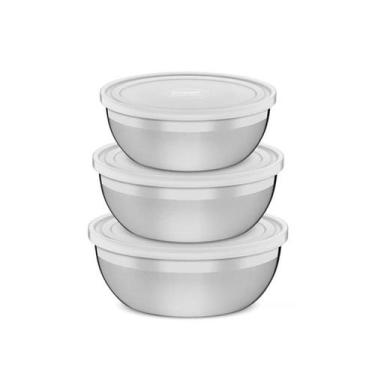 Imagem de Jogo de Pote Tramontina Aço Inox 3 Peças Freezinox, Inox