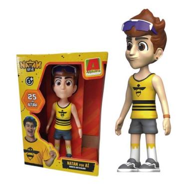 Imagem de Boneco Natan Por Ai Youtuber Infantil Articulado Vinil 25Cm - Algazarr