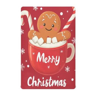 Imagem de Wassud Jogo de lençol fofo de Natal para berço de berço respirável para meninos e meninas, neutro, 71 x 132 cm