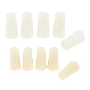 Imagem de Milageto Recipiente de Amostra de Teste de Laboratório de Tubo de Centrífuga Graduado de Plástico 10 Peças 50 Ml, 12-17mm (5 PCS)