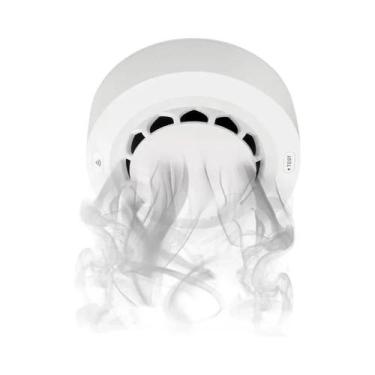 Imagem de Sensor De Fumaça Tuya Zigbee Detector De Alarme De Incêndio Segurança 