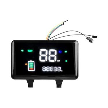 Imagem de Painel De Instrumentos Digital Com Display LED Para Bicicleta Elétrica