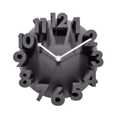 Imagem de Relógio de parede moderno simples relógio de parede casa sala de estar quarto relógio tridimensional relógio digital arte escritório relógio de parede relógio de parede para quarto (C)
