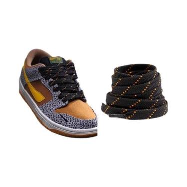 Imagem de Cadarços Elásticos De Cores Mistas Para Tênis AF1 AJ 100 120 140CM Cad