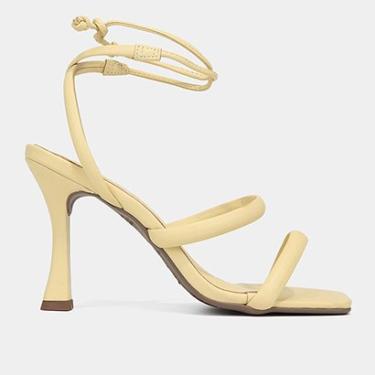 Imagem de Sandália Via Uno Amarração Salto Alto Feminina-Feminino