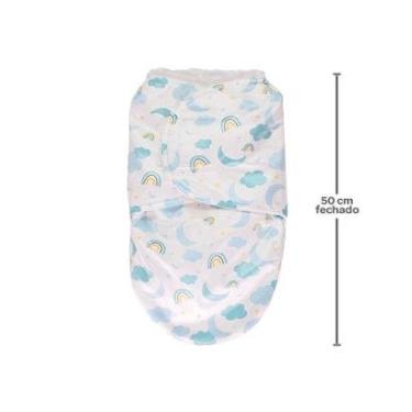 Imagem de Saco De Dormir Buba Baby Super Soft Estampado Azul-Masculino