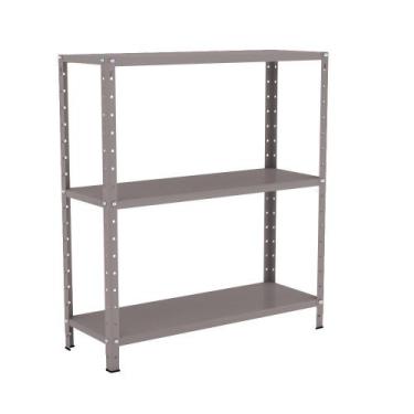 Imagem de Estante 3 Prateleiras Aço Livros Quarto Cozinha Fer EAF007 - Elite Aço