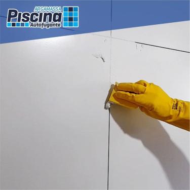 Imagem de Rejunte Piscina Impermeável Cor Cinza Cromo