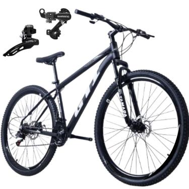 Imagem de Bicicleta Mtb Aro 29 Gti Roma 21v Indexado Freio Mecânico Suspensão 80mm Cambios Shimano-Unissex
