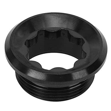 Imagem de Cuofyunl m20x8 rt122 estrada liga de titânio integrado pedaleira tampa parafuso suporte inferior da bicicleta (Preto RT122)