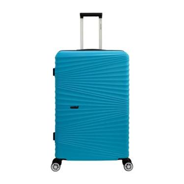 Imagem de Mala de viagem rígida grande cadeado tsa alça retratil reforçada 4 rod