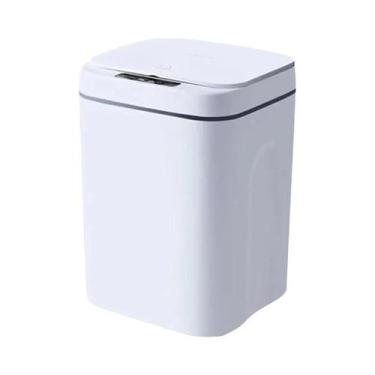 Imagem de Lixeira Automática Com Sensor Touchless De 16L, Lixeira Elétrica Intel