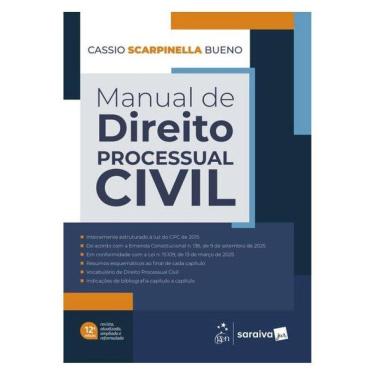 Imagem de Manual De Direito Processual Civil - 12ª Edição 2026