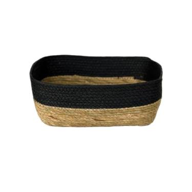 Imagem de Cesto Organizador de Fibra Natural Multiuso em Palha Seagrass para Decoração e Organização(3053)