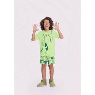 Imagem de Pijama Infantil Menino Brilha no Escuro Alakazoo Ref. 19061-Masculino