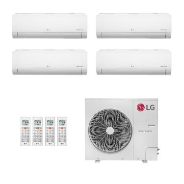 Imagem de Ar-Condicionado Multi Split Inverter LG 48.000 (2x Evap HW 12.000 + 2x Evap HW 18.000) Só Frio 220V								