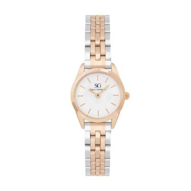 Imagem de Relógio Feminino Mini Belle Bicolor Rosé Gold 24mm-Saint Germain-Feminino