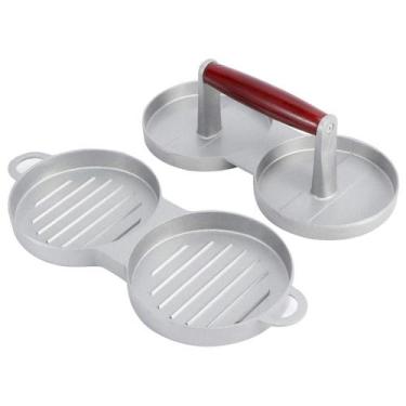 Imagem de Forma Hambúrguer Dupla Prensa Modeladora Alumínio - Carisma