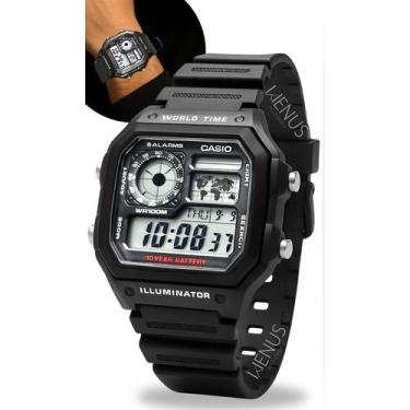 Imagem de Relógio Casio Masculino Digital Quartz De Pulso Esportivo Vintage Viso