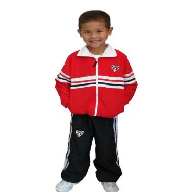 Imagem de Agasalho Infantil São Paulo Conjunto Microfibra Oficial