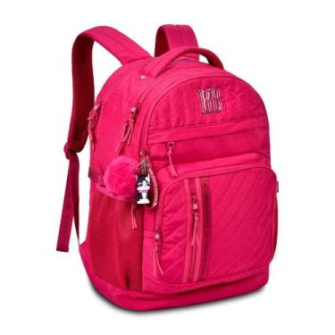 Imagem de Mochila de Costas Rebecca Bonbon RB24517 Crinkle Matelassê, Rosa