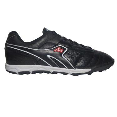 Imagem de Chuteira Society Couro Mathaus Premium Solado Novo + Leve-Unissex