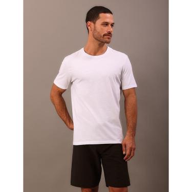 Imagem de Camiseta Manga Curta Swimwear Logo Costas Calvin Klein Swimwear - Branco-Masculino
