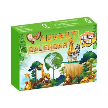 Imagem de Calendário Do Advento De Natal Para Crianças Com 24 Figuras De Animais