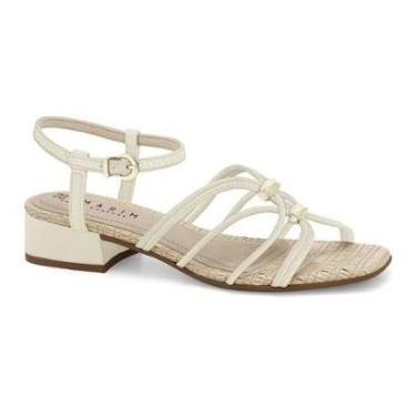 Imagem de Sandalia Feminina Ramarim Salto Baixo Coconut-Feminino