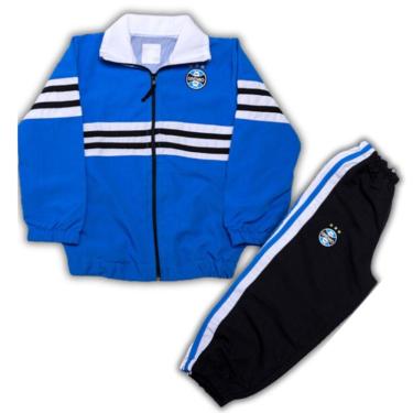 Imagem de Agasalho Infantil Grêmio Conjunto de Frio Microfibra Oficial