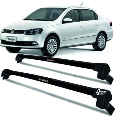 Imagem de Rack Teto Aluminio Prime VW Voyage G6 12/ 19 4pts PTO PR132
