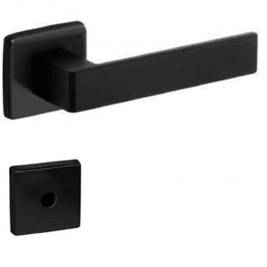 Imagem de Fechadura Tess 1300-40mm Preta Imab Roseta Quadrada