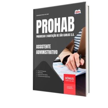 Imagem de Apostila PROHAB - Assistente Administrativo - Apostilas Opção