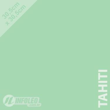 Imagem de Papel 180 gramas 30,5x30,5cm Tahiti (Verde Água) Color Plus - 10 unida