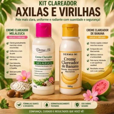 Imagem de Creme Clareador de Banana + Melaleuca  Clareia Manchas Escuras, Virilh