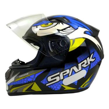 Imagem de Capacete Ebf Dragon Azul Cor:AzulTamanho:58, Azul, 58