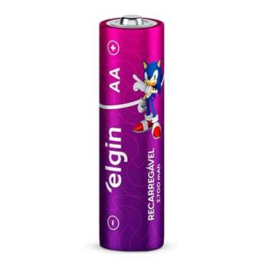 Imagem de Pilha Recarregável Aa Elgin 2700mah Cartela Com 02 Unidades