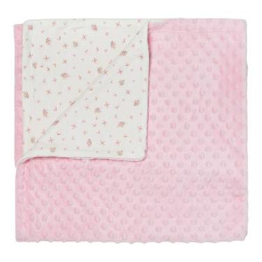Imagem de Cobertor para Bebê Fleece 3D Fun Bons Sonhos Rosa - Hug